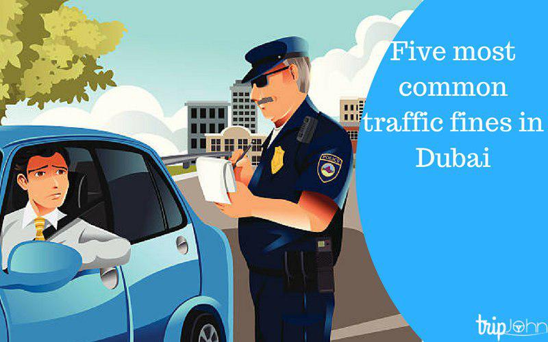 Five most common traffic fines in Dubai