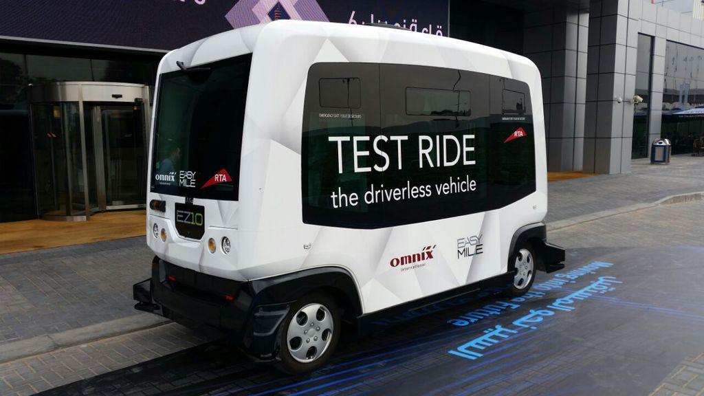 Trial run of Driverless pod in Dubai - TripJohn